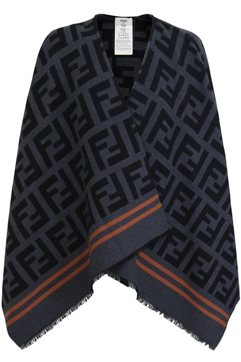 fendi poncho scarf.